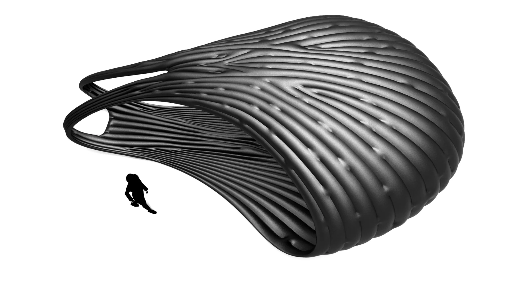 Digital Concrete, Inflatable fabric formwork (2014)