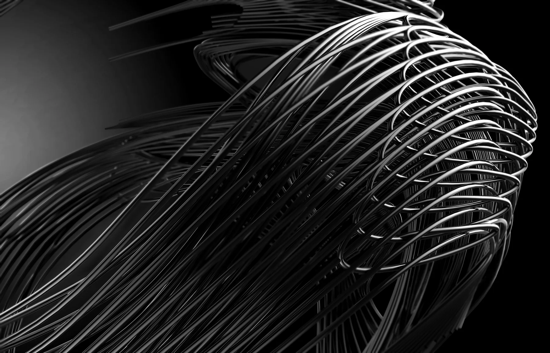 Fibretrooper, A StormTrooper helmet in linear morphology (2016) — image 3 of 10