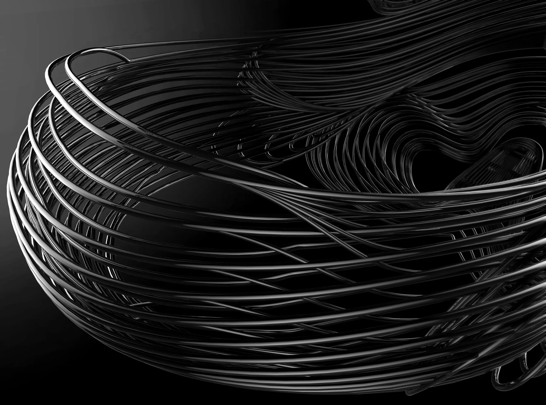 Fibretrooper, A StormTrooper helmet in linear morphology (2016) — image 4 of 10